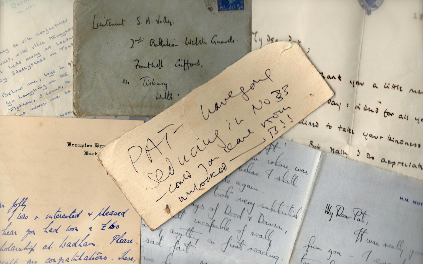 Patrick Jolly letters